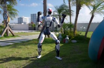 This humanoid robotic can do cartwheels, handstands and roundhouse kicks at lower than $6,000